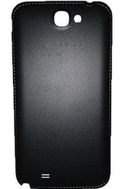 Заден капак за SAMSUNG N7100 Note 2 Черен Като Кожа